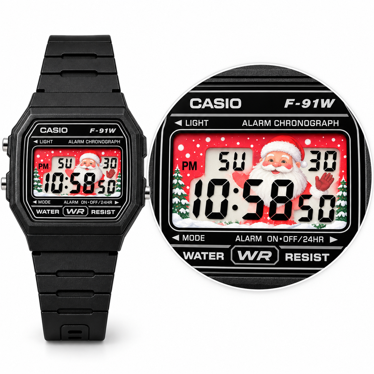 Christmas Custom Dial Digital Watch